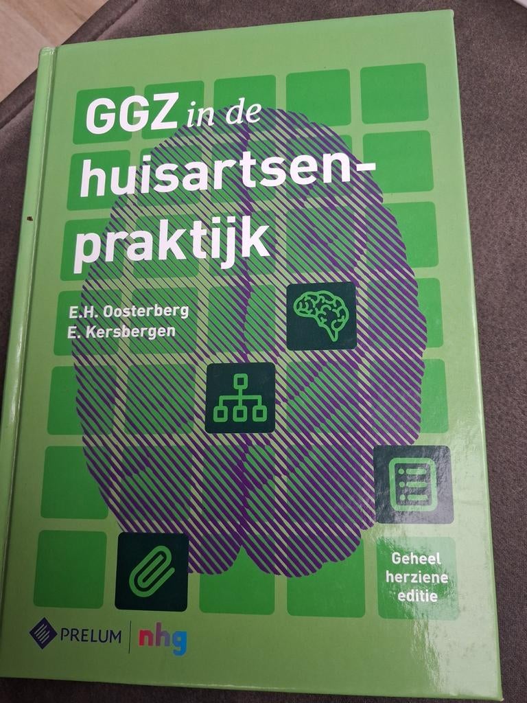 GGZ in de huisartsenpraktijk - Geheel herziene editie, Boeken, Studieboeken en Cursussen, Zo goed als nieuw, E.H. Oosterberg, E. Kersbergen