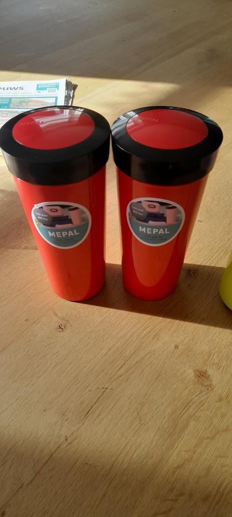 Nieuwe Mepal Drinkbekers - Set van 2, Ophalen of Verzenden, Nieuw