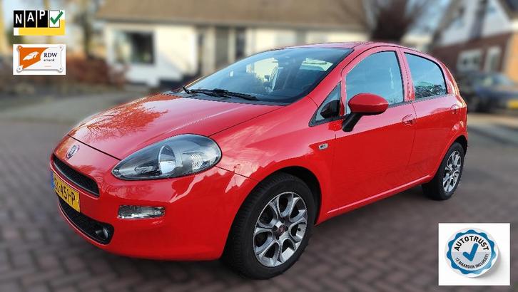 12 mnd EU Garantie incl Fiat Punto Sempre 0.9 Twinair Turbo, Auto's, Fiat, Bedrijf, Punto, ABS, Airbags, Airconditioning, Bluetooth