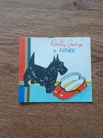 Vintage birthday kaart honden, Verzamelen, Ophalen of Verzenden, Overige thema's