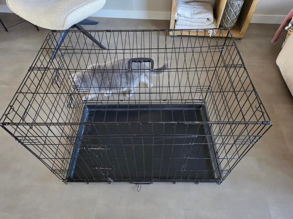 Hondenbench 90 x 60 x 70, Ophalen, Zo goed als nieuw