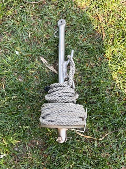 Rolfok trommel 35 cm afkomstig van klein (kajuit)schip, Ophalen of Verzenden, Gebruikt, Toebehoren, Minder dan 15 m²