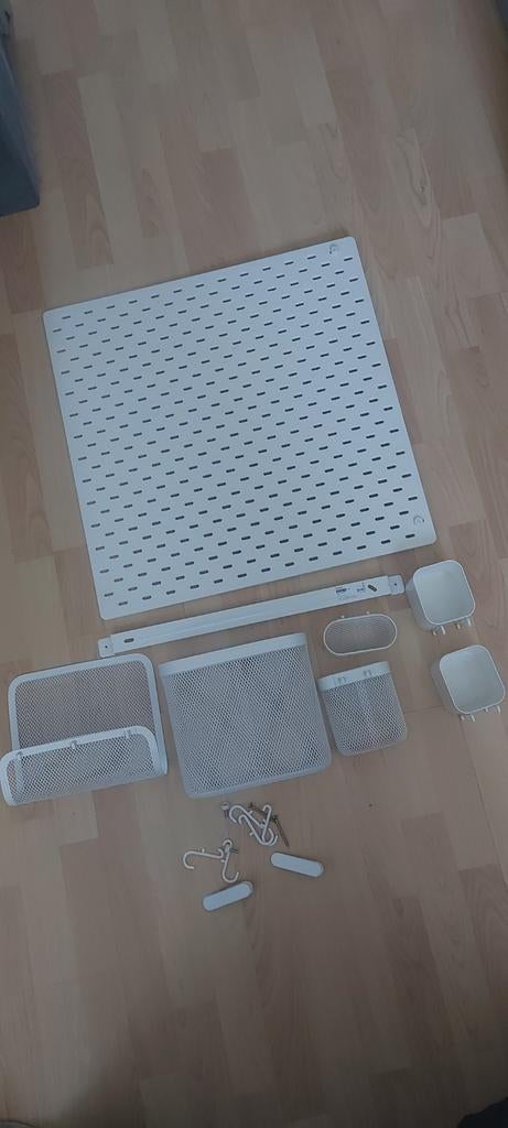 IKEA Skadis Ophangbord met accessoires, Ophalen, Zo goed als nieuw