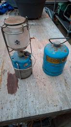 Campinggaz lampje en kleine gasfles, Ophalen of Verzenden