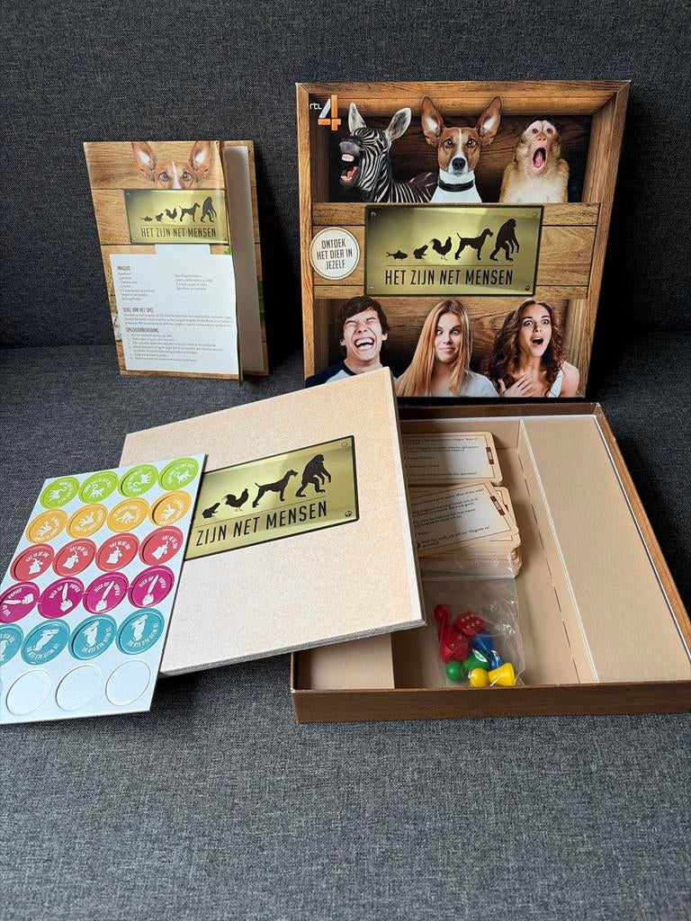 Het Zijn Net Mensen - Bordspel RTL4, Ophalen of Verzenden, Zo goed als nieuw