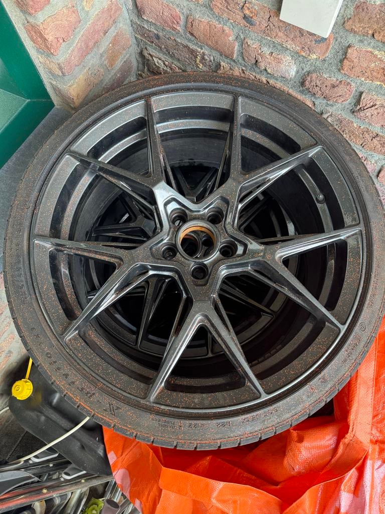 Set van 4 zwarte velgen 19 inch, Ophalen of Verzenden, Gebruikt