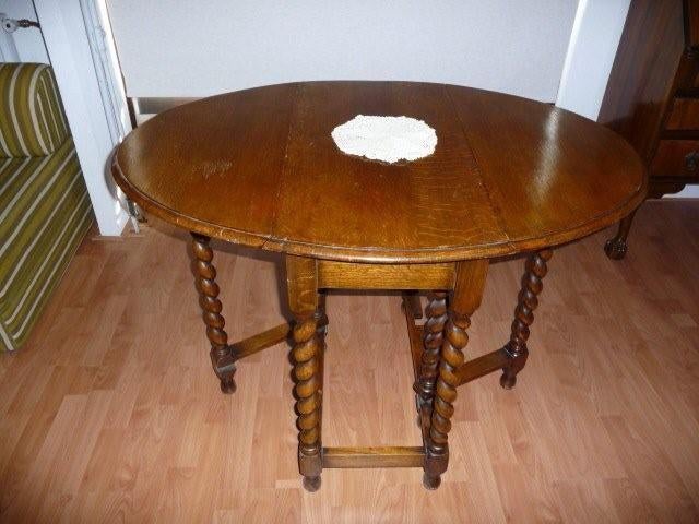 antieke salontafel, Ophalen