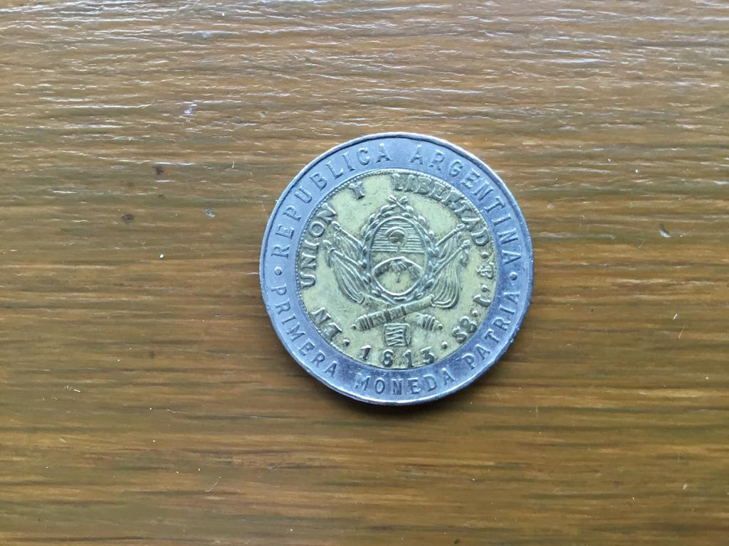 Munt Argentinië 1 peso 1995, Ophalen of Verzenden, Zuid-Amerika