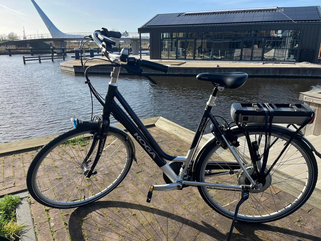 Koga E-Deluxe elektr. damesfiets 56cm–504Wh accu–lage instap, Fietsen en Brommers, Fietsen | Dames | Damesfietsen, Versnellingen