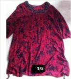 Dames bloes rood/zwart merk Ciso mt XL, Maat 46/48 (XL) of groter, Ciso, Ophalen of Verzenden, Zo goed als nieuw