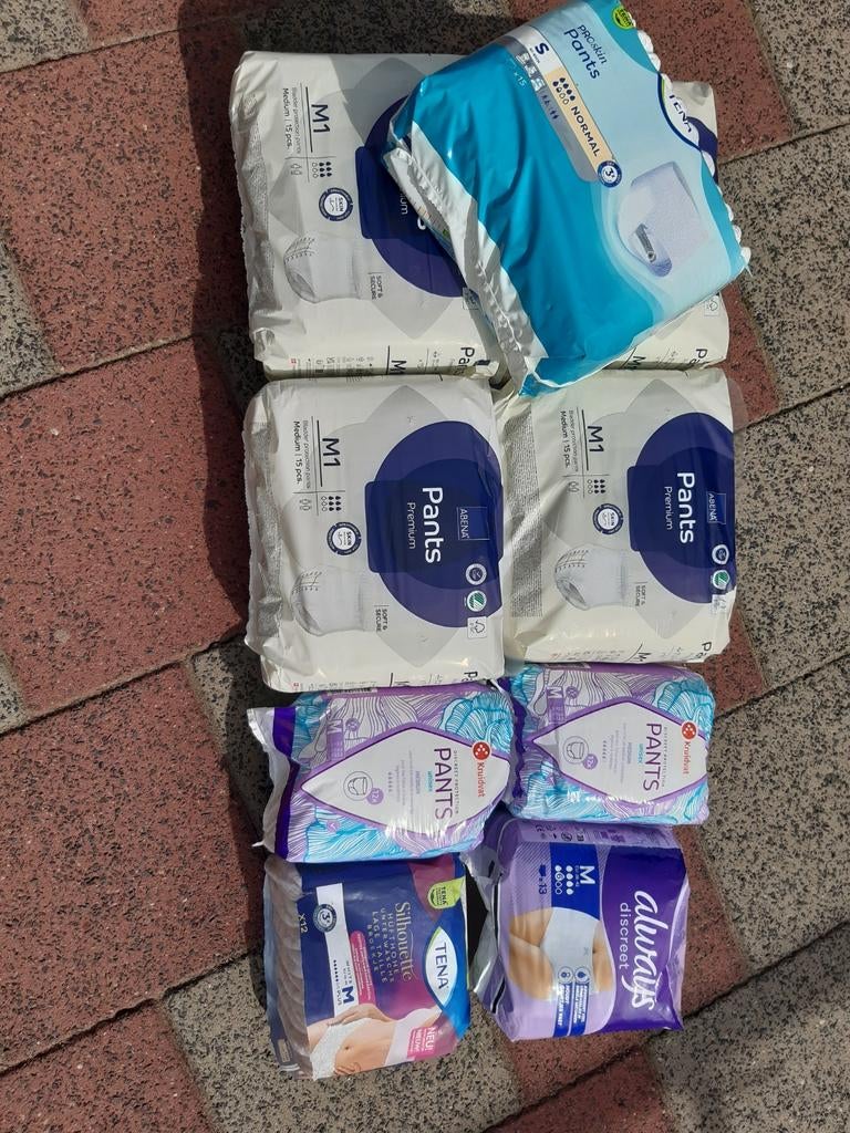 Incontinentie broeken maat M, Ophalen of Verzenden