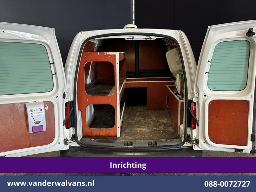 Volkswagen Caddy 1.6 TDI L2H1 Inrichting Airco | Cruisecontr, Auto's, Voorwielaandrijving, Euro 5, Gebruikt, Zwart