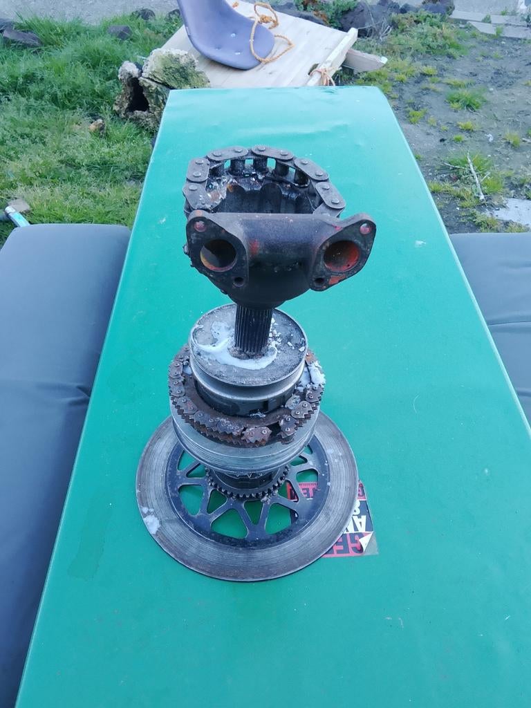 Ashtray.  Lassen MetalArt  kunst Homemade DIY Recicle, Ophalen