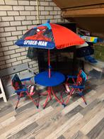Spiderman setje, Ophalen, Zo goed als nieuw, Minder dan 1 meter, Parasolvoet