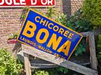 Emaillen bord Chicorée Bona. Emaillerie Koekelberg 1935., Verzamelen, Merken en Reclamevoorwerpen, Ophalen, Zo goed als nieuw