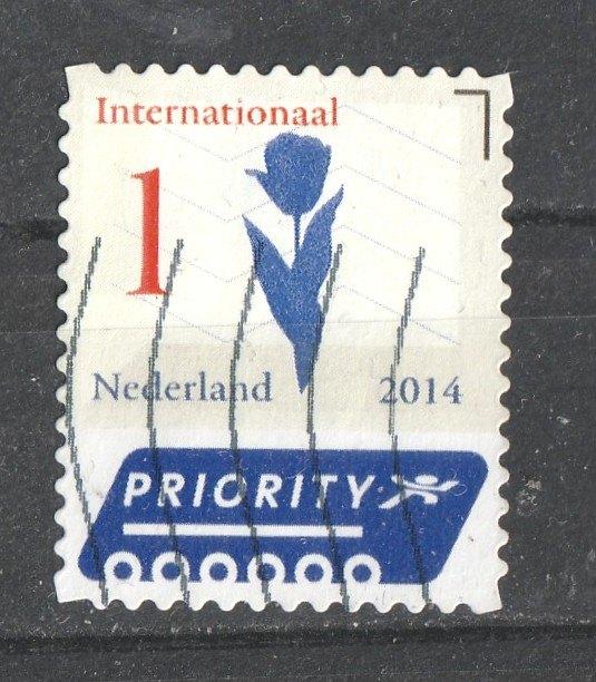 235 R --Nederlandse Iconen 2014  Tulp, Postzegels en Munten, Postzegels | Nederland, Verzenden, Na 1940, Gestempeld