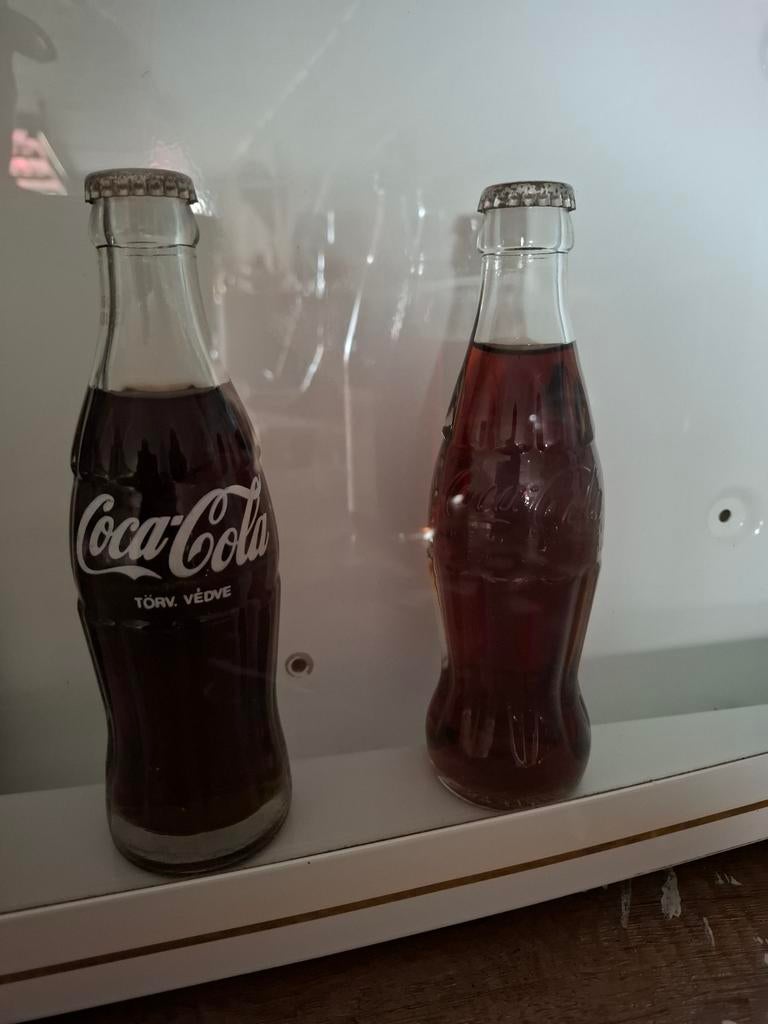 Vintage Coca-Cola flessen uit 1973 - Zeldzaam verzamelobject, Ophalen of Verzenden, Gebruikt