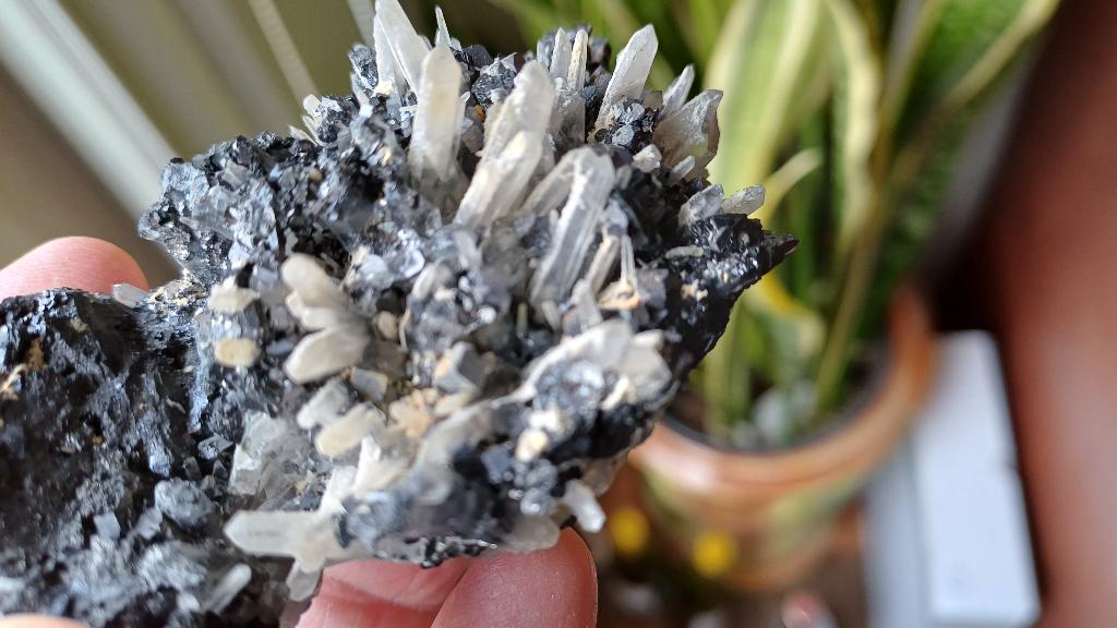 D53-05 Kwarts Sfaleriet Madan Bulgarije #collectie #verzamel, Ophalen of Verzenden, Mineraal