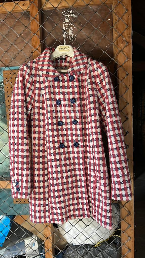 Mooie jas van King Louie, Ophalen of Verzenden, Zo goed als nieuw, Maat 52/54 (L), Blauw