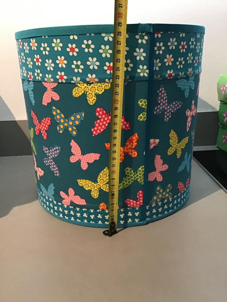Lampenkap met vlinders PIP, Ophalen, Vlinder - PIP - kinderkamer, 25 tot 50 cm, Rond