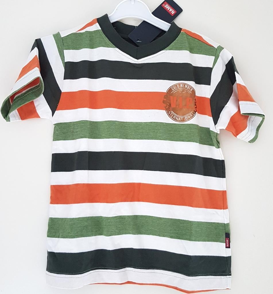 Gestreept Name It t-shirt maat 104 *NIEUW* (0655) a, Kinderen en Baby's, Kinderkleding | Maat 104, Nieuw, Ophalen of Verzenden