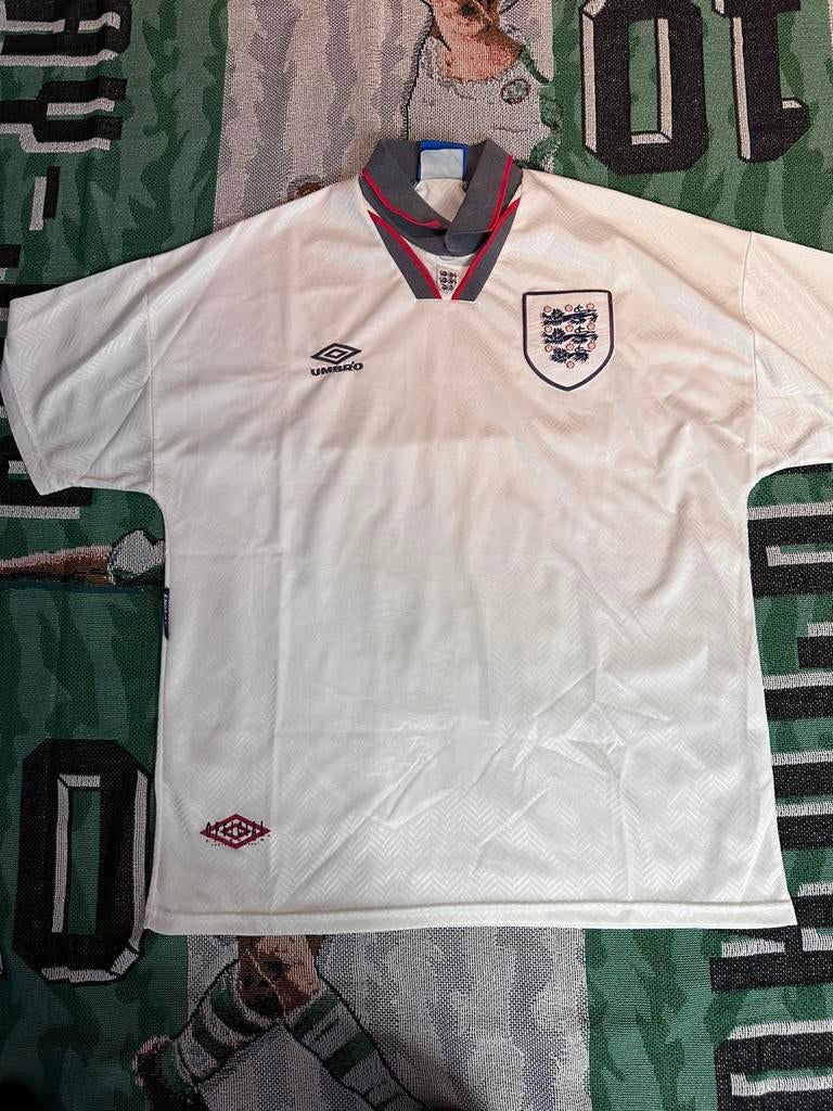 Engeland voetbal shirt uit 1993/95, Maat XL, Ophalen of Verzenden, Zo goed als nieuw, Shirt
