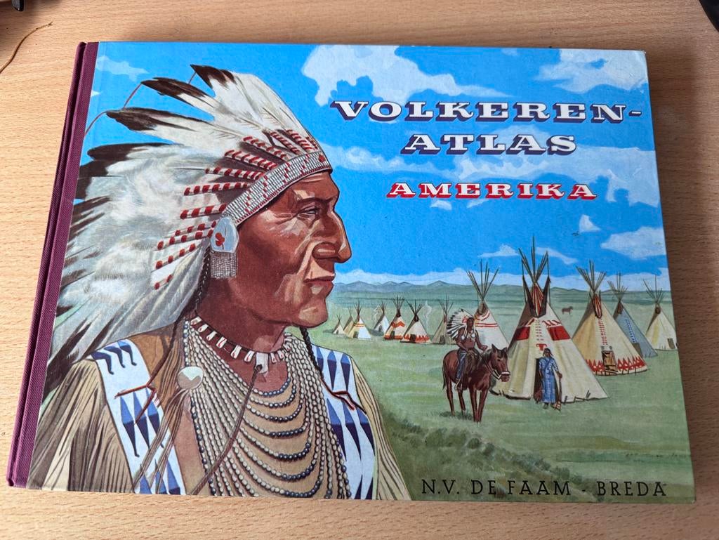Volkeren-Atlas Amerika., Ophalen of Verzenden