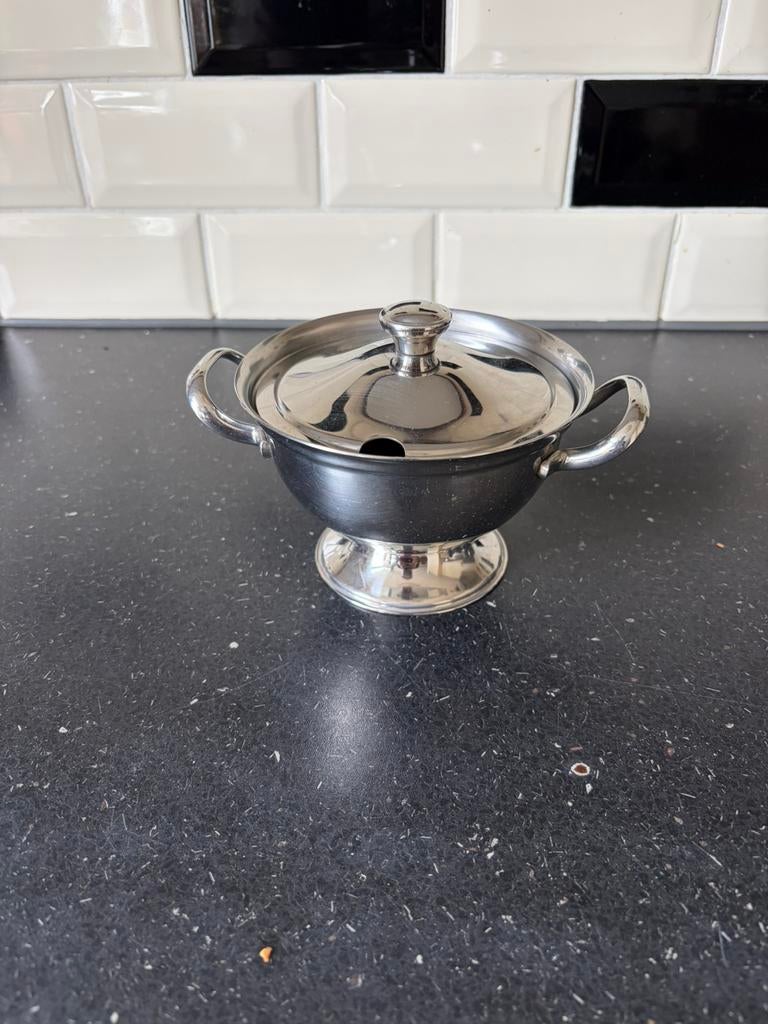 Alessi sauskom  – INOX 18/10 – Made in Italy, Overige materialen, Overige typen, Ophalen of Verzenden, Zo goed als nieuw