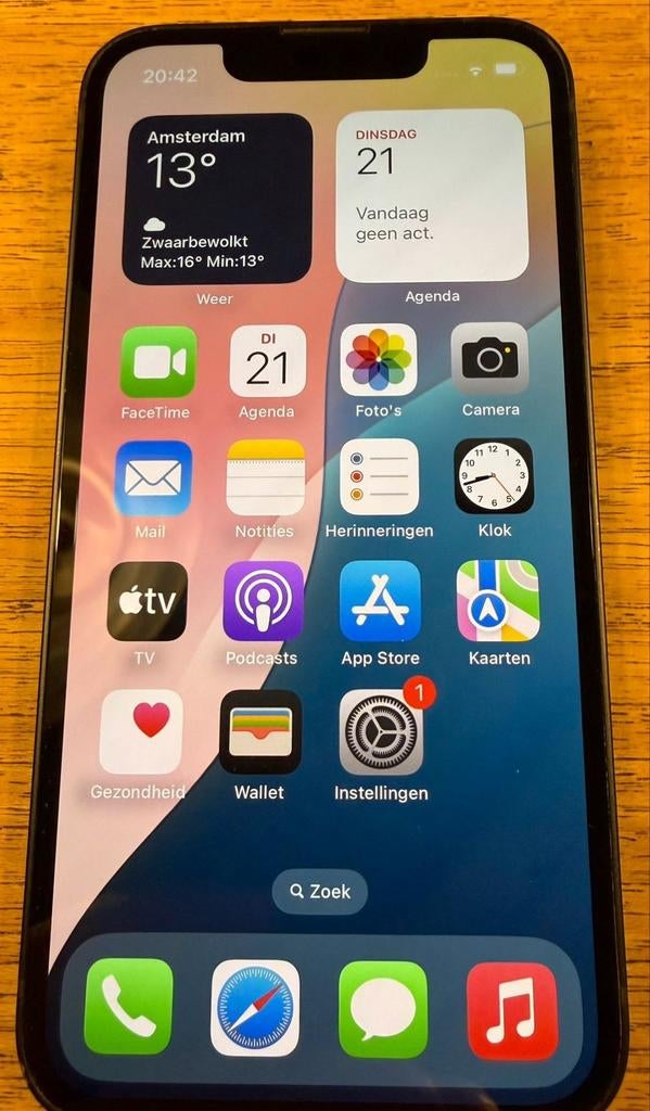 iPhone 13 mini Zwart - 128 GB - Batterij 81%, Telecommunicatie, Mobiele telefoons | Apple iPhone, Zwart, Ophalen of Verzenden