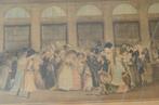 Franse gravure/ets 'The Palais Royal Gallery's Walk' 1787, Ophalen of Verzenden