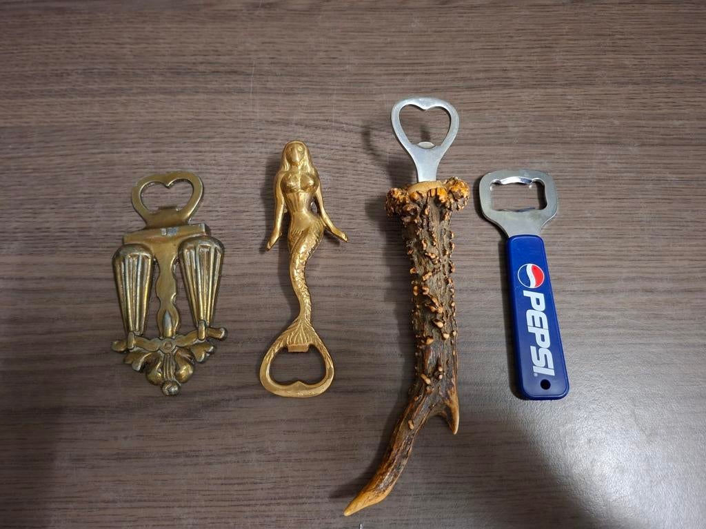 4 openers vintage, Gebruikt, Diversen, Onbekend, Ophalen of Verzenden