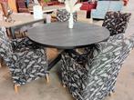 Eethoek, ronde tafel met 4 stoelen. Mooi!, Ophalen, Overige materialen, Rond, Zo goed als nieuw