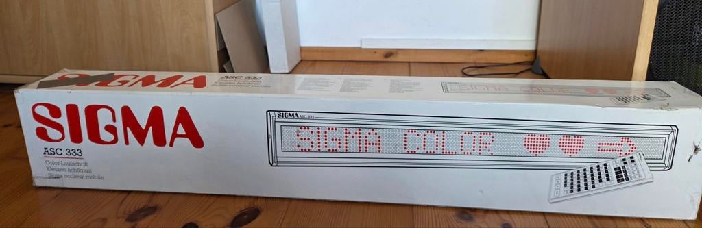 Sigma ASC 333 4-kleuren lichtkrant, Ophalen