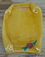 Keramieke schaal in de vorm van een brief met lakzegel, Ophalen of Verzenden