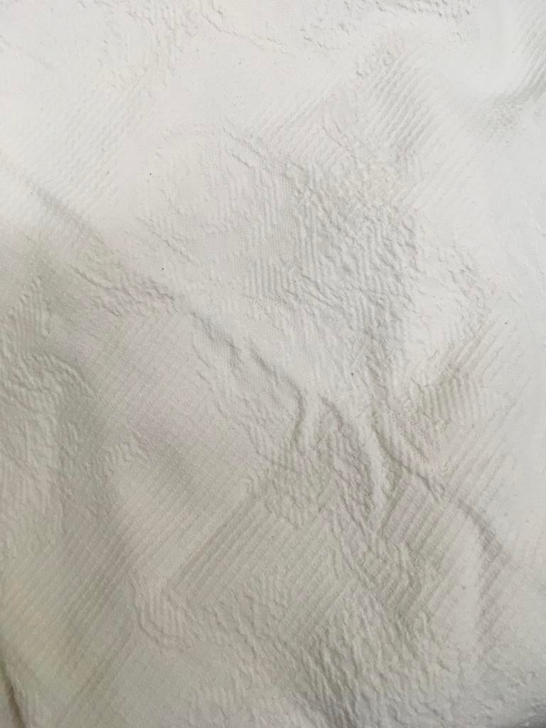 Ikea katoenen deken/sprei/kleed, Huis en Inrichting, Slaapkamer | Beddengoed, Gebruikt, Overige maten, Wit, Ophalen of Verzenden