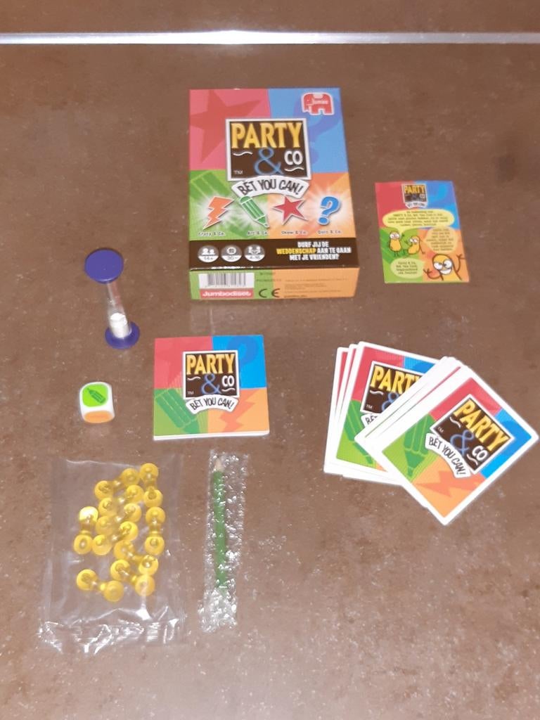 Party & co bet you can nieuw, Hobby en Vrije tijd, Gezelschapsspellen | Overige, Ophalen of Verzenden, Nieuw