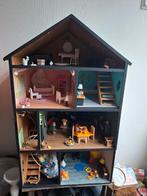 Mooi compleet poppenhuis, met lichtjes, veel accesoires, Ophalen of Verzenden, Zegels, Bonnen of Punten