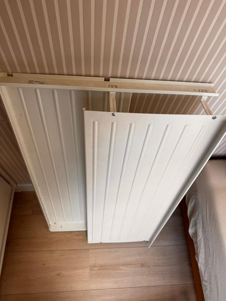 Uittrekbaar schoenenrek, wit, 100x58 cm voor IKEA PAX kast, Ophalen, Met plank(en), 50 tot 100 cm, Zo goed als nieuw