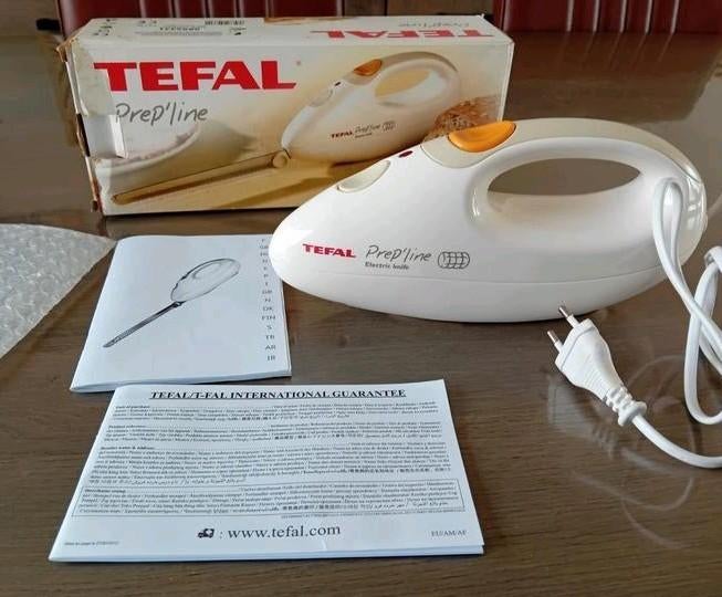 Tefal Prep'line Elektrisch Mes - Zonder messen, Ophalen, Zo goed als nieuw, 1 snelheid
