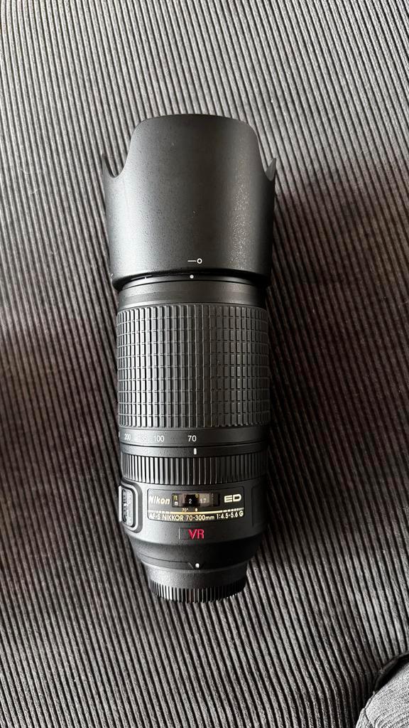 Nikon AF-S NIKKOR 70-300mm f/4.5-5.6G ED VR Lens, Audio, Tv en Foto, Fotografie | Lenzen en Objectieven, Zo goed als nieuw, Telelens
