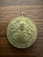 Antieke Penning Paus Pius X, Jubileum 1900, Ophalen of Verzenden, Brons, Buitenland