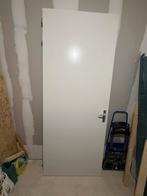 Binnendeur wit, Gebruikt, 80 tot 100 cm, 215 cm of meer, Binnendeur