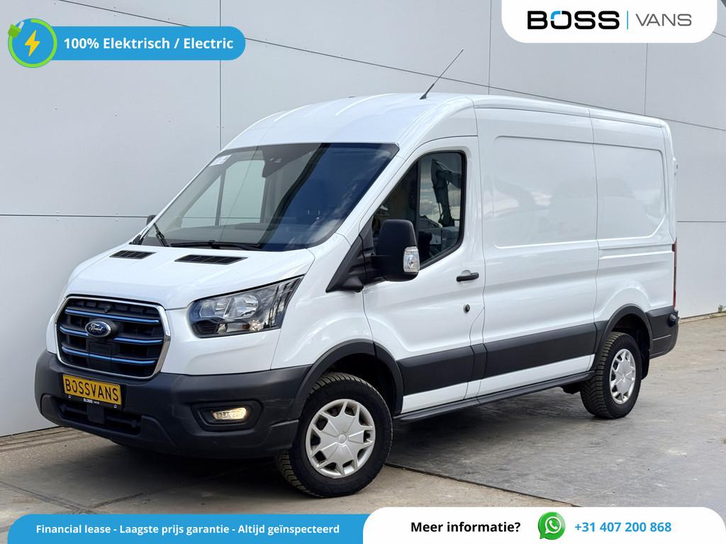 Ford E-Transit 68kWh 184PK L2H2 317km WLTP 95,7% (SOH) BEV S, Auto's, Bestelauto's, Bedrijf, Te koop, ABS, Achteruitrijcamera