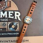 Prisma GT Chronograaf jaren 70 – werkt perfect – nieuw plexi, Ophalen of Verzenden, Staal