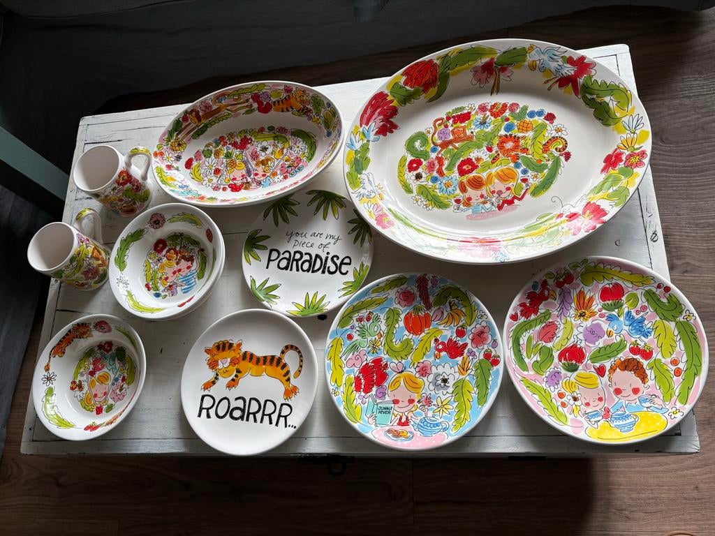 Blond Amsterdam 'Paradise' Servies - Diverse Stukken, Blond Amsterdam, Ophalen of Verzenden, Zo goed als nieuw, Bord(en)