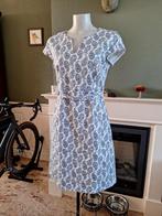 River Woods wit blauwe jurk 40, Kleding | Dames, Jurken, Verzenden, River Woods, Wit, Maat 42/44 (L)