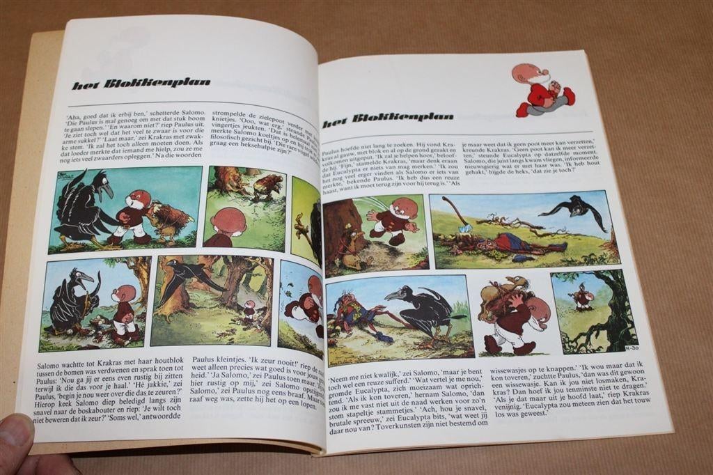Paulus de boskabouter. Het blokkenplan., Eén stripboek, Ophalen of Verzenden, Gelezen