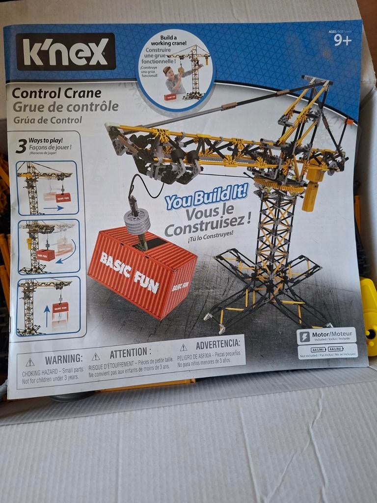 Knex bewegende kraan, Ophalen of Verzenden, Nieuw, K'nex