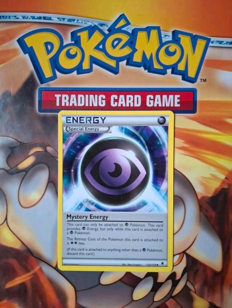 Mystery energy 112/119 XY Phantom forces pokemon kaart nm, Ophalen of Verzenden, Zo goed als nieuw, Losse kaart