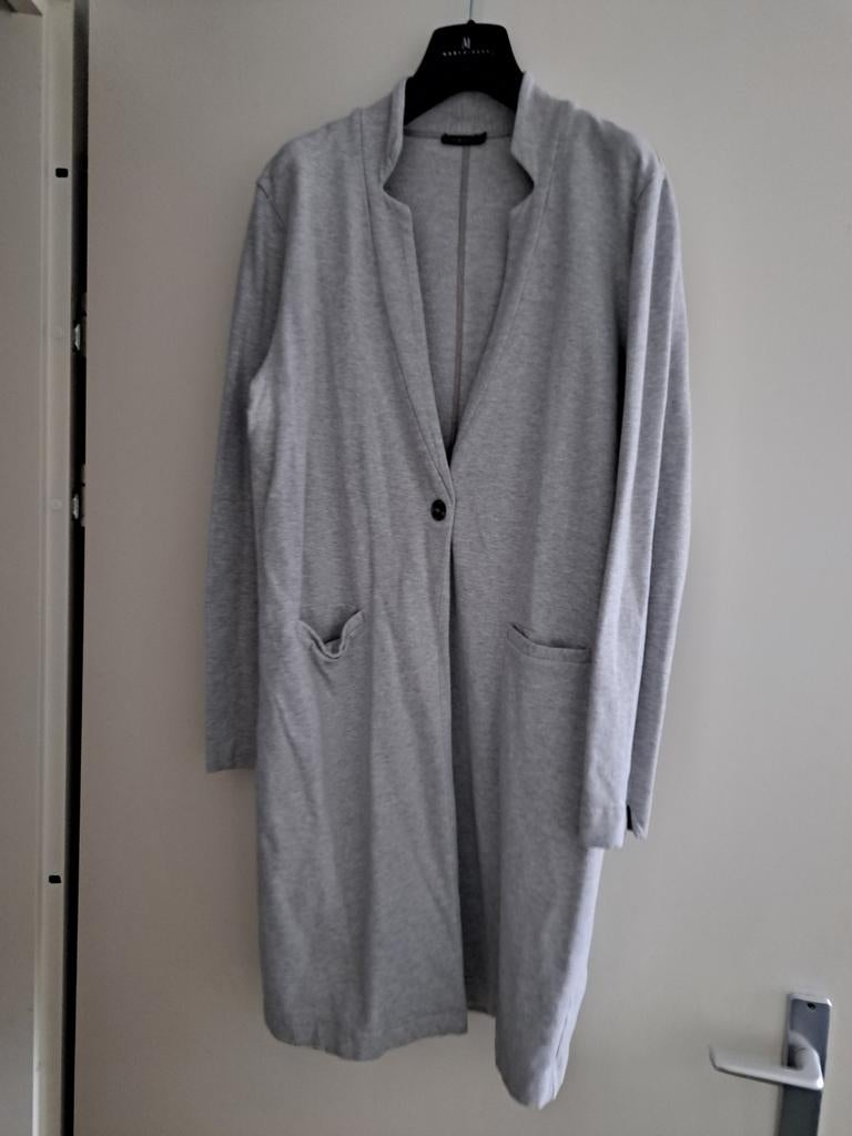 Purdey lange lichtgrijze blazer maat 44, Maat 42/44 (L), Ophalen of Verzenden, Zo goed als nieuw, Purdey